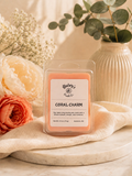 Product photo of a wax melt in Coral Charm scent