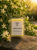 Product photo of a wax melt in Jasmine Garden scent