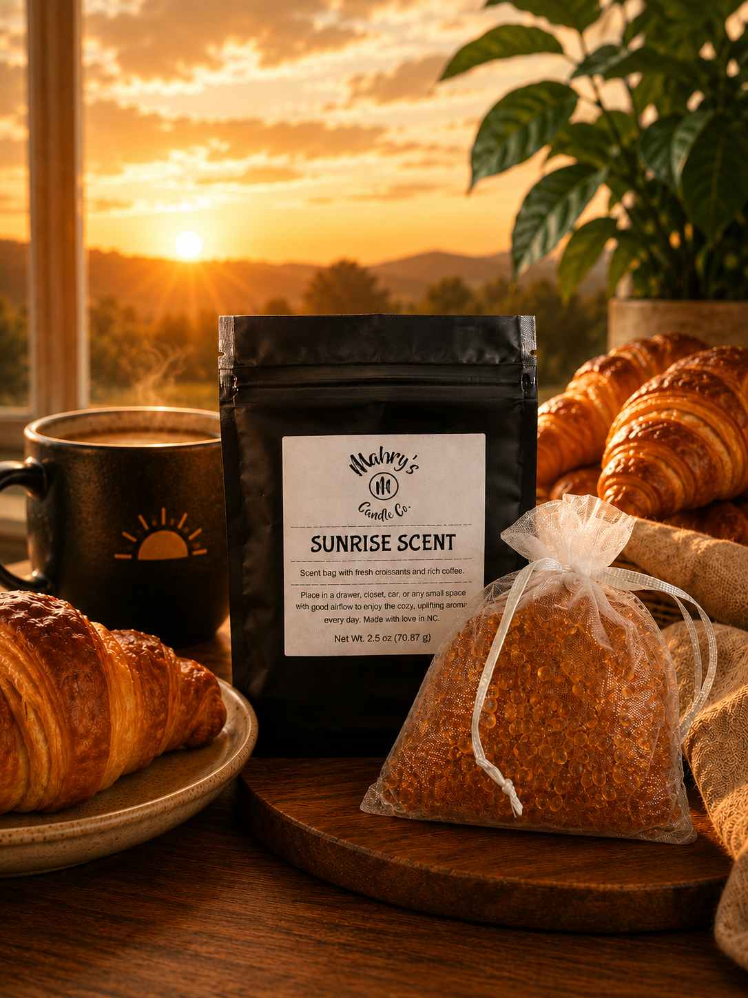 Product photo of a scent bag in Sunrise Scent